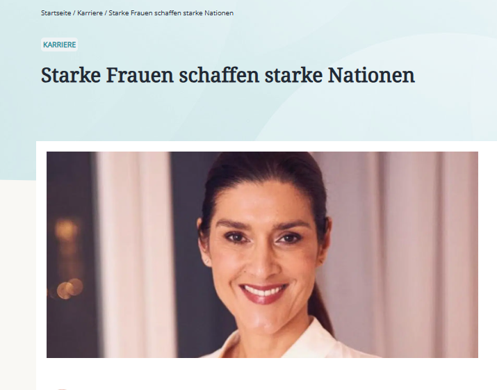 Courage: „Starke Frauen schaffen starke Nationen“